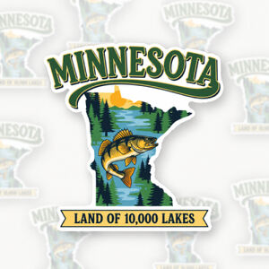Minnesota 10,000 Lakes Sticker Thumbnail