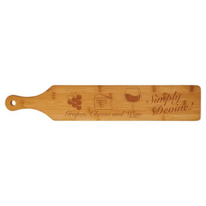 Personalized 4" x 22" Bamboo Paddle Thumbnail