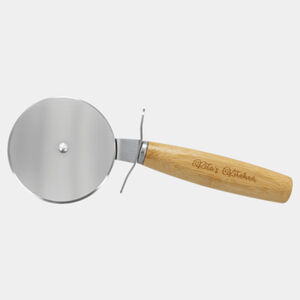Personalized 9 1/4" Bamboo Pizza Cutter Thumbnail