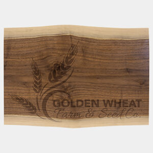 Personalized 13 3/4"x 9 3/4" Black Walnut Cutting and Charcuterie Board Thumbnail