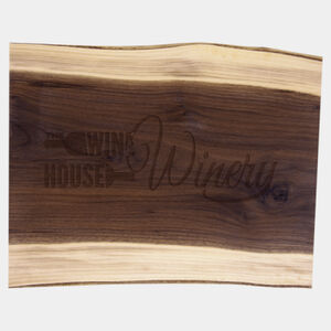 Personalized 15" x 11 1/2" Black Walnut Cutting and Charcuterie Board Thumbnail