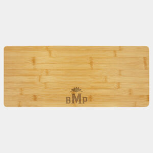 Personalized 19 3/4" x 8" Bamboo Charcuterie Board/Cutting Board Thumbnail