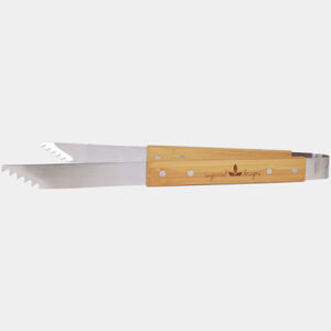 Personalized 14" Bamboo Barbeque Tongs Thumbnail