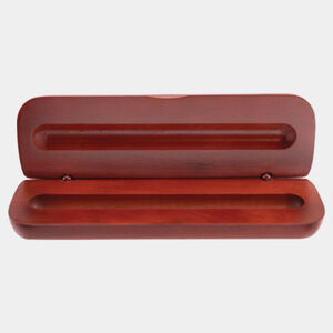 Personalized 6 3/4" x 2 1/8" Rosewood Finish Pen Case (Case only, pen not included) Thumbnail