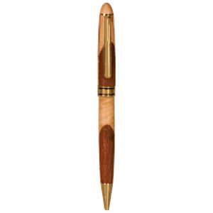 Personalized Wide Maple/Rosewood Pen Thumbnail
