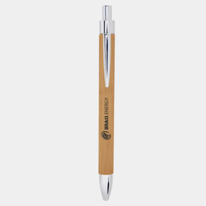 Personalized Bamboo Laserable Leatherette Pen Thumbnail