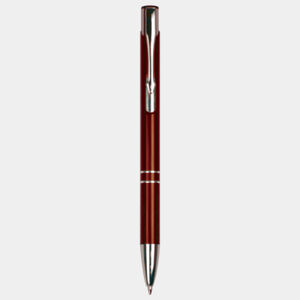 Personalized Burgundy with Silver Trim Laserable Pen Thumbnail