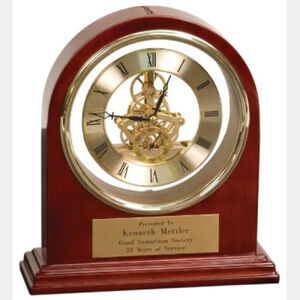 Personalized 7 3/4" x 9" Grand Piano Arch Clock Thumbnail