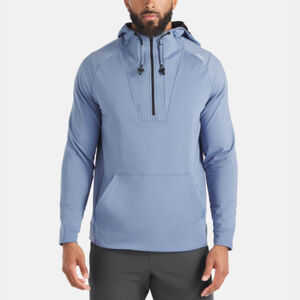 UNRL Crossover Half-Zip Hoodie - Storm Blue Thumbnail