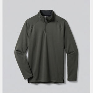 UNRL Interlock Quarter Zip - Pine Thumbnail