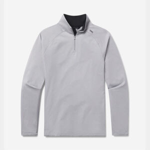 UNRL Interlock Quarter Zip - Heather Gray Thumbnail