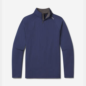 UNRL Interlock Quarter Zip - Harbor Blue Thumbnail